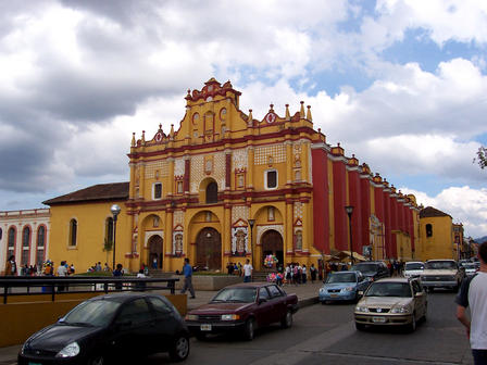 La Cathédrale de San Cristobal de las Casas au Chiapas